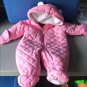 Baby girl snowsuit